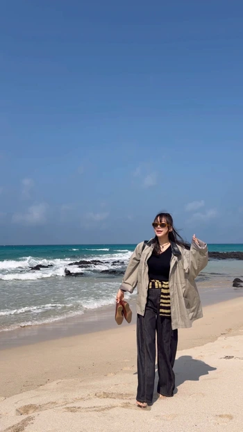 레더 카라 워싱 오버핏 워크자켓 2
