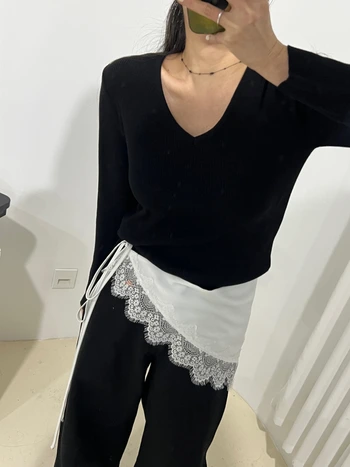 새틴 레이스 레이어드 랩 2