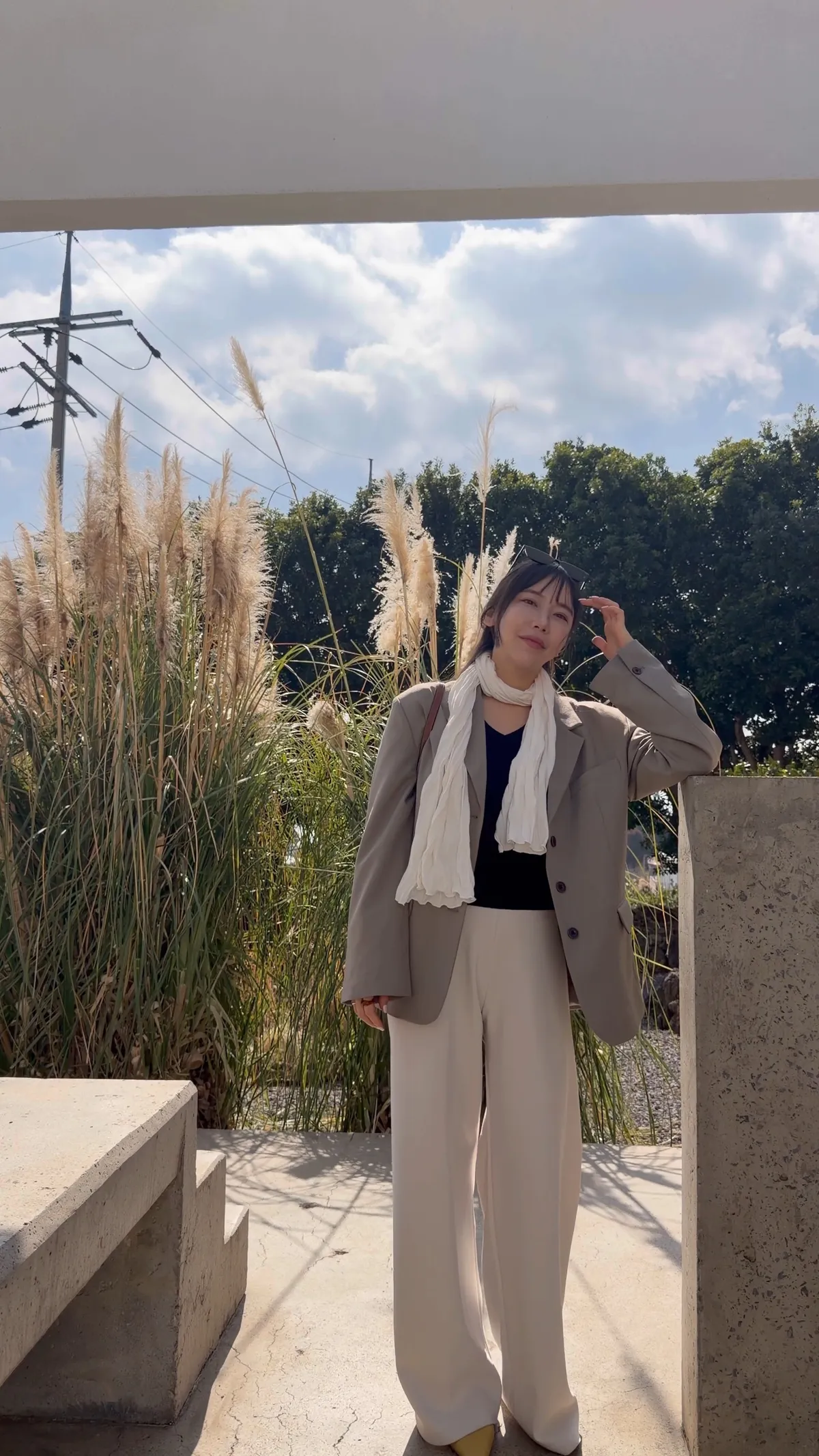 스프링 링클 머플러 스카프 상세 이미지 15