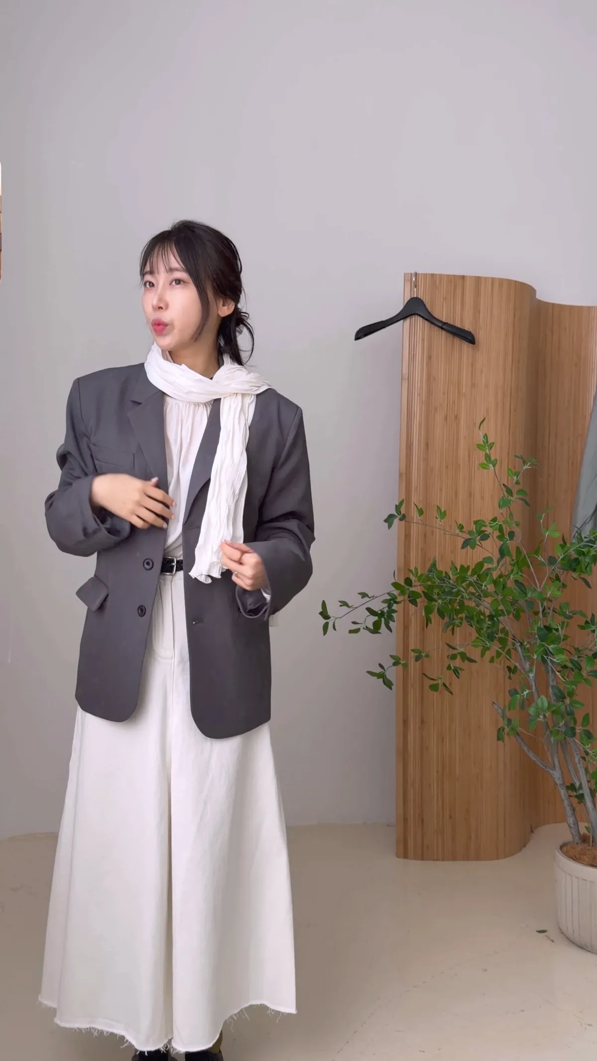 스프링 링클 머플러 스카프 상세 이미지 7
