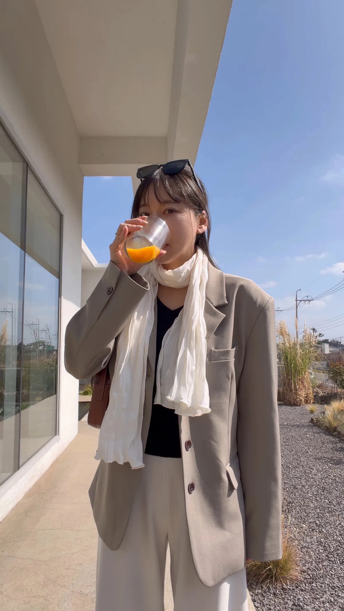 스프링 링클 머플러 스카프 상세 이미지 1