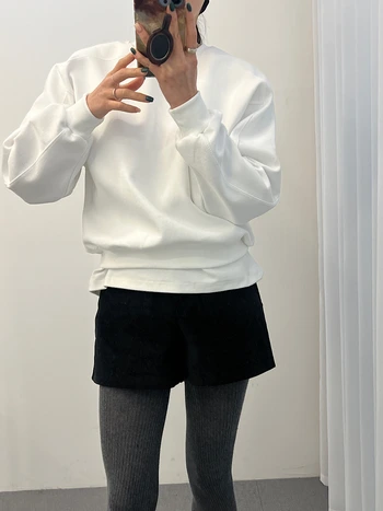 오버핏 포인트 심플 데일리 맨투맨 2