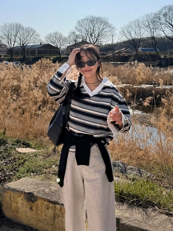 보니 레이스 단가라 카라 티셔츠