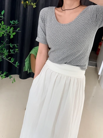 루루 도트 티셔츠 2