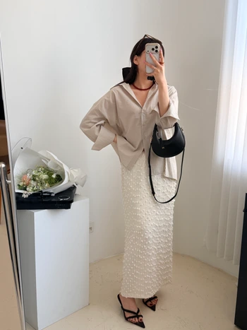 포포 맥시 롱스커트 2