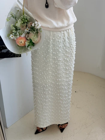 포포 맥시 롱스커트