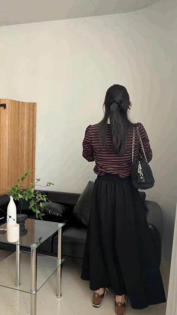 푸푸 단가라 퍼프 카라 맨투맨 2