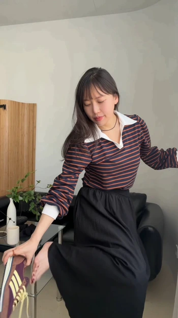 푸푸 단가라 퍼프 카라 맨투맨