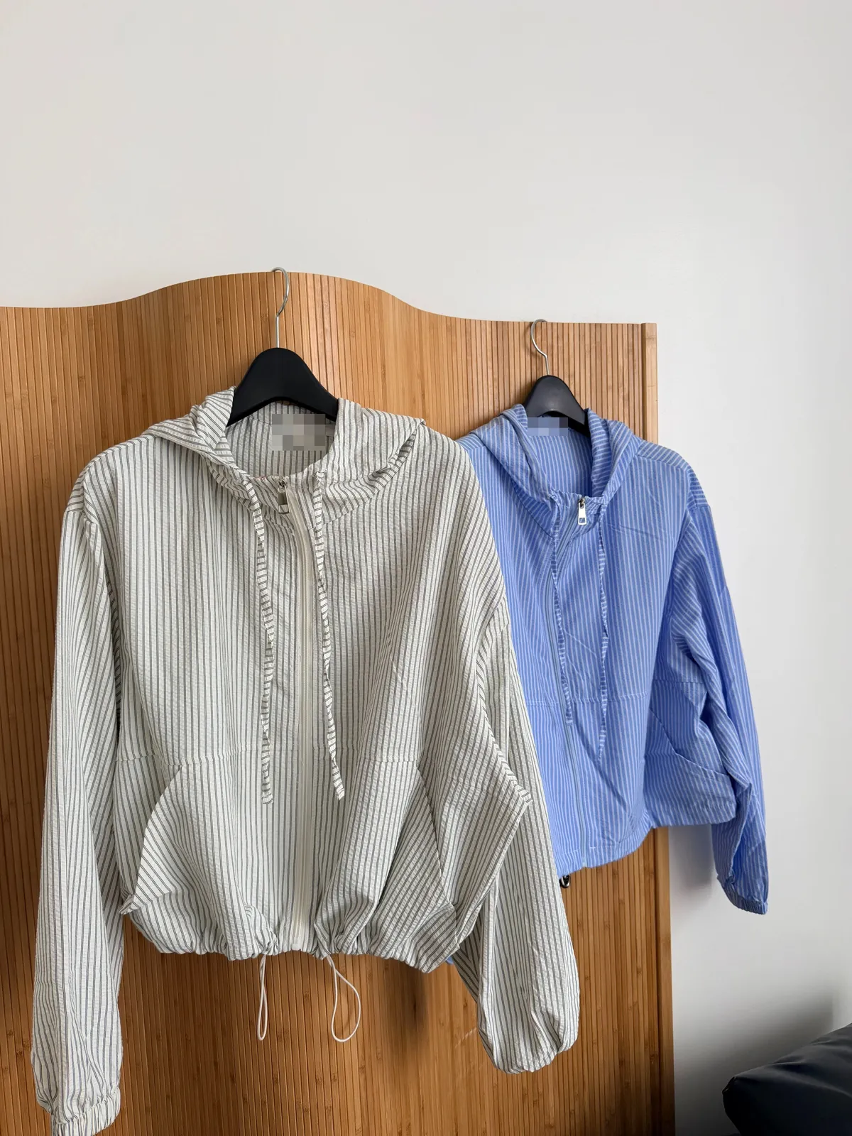 (기획)데일 시어서커 후드 집업 점퍼 상세 이미지 11