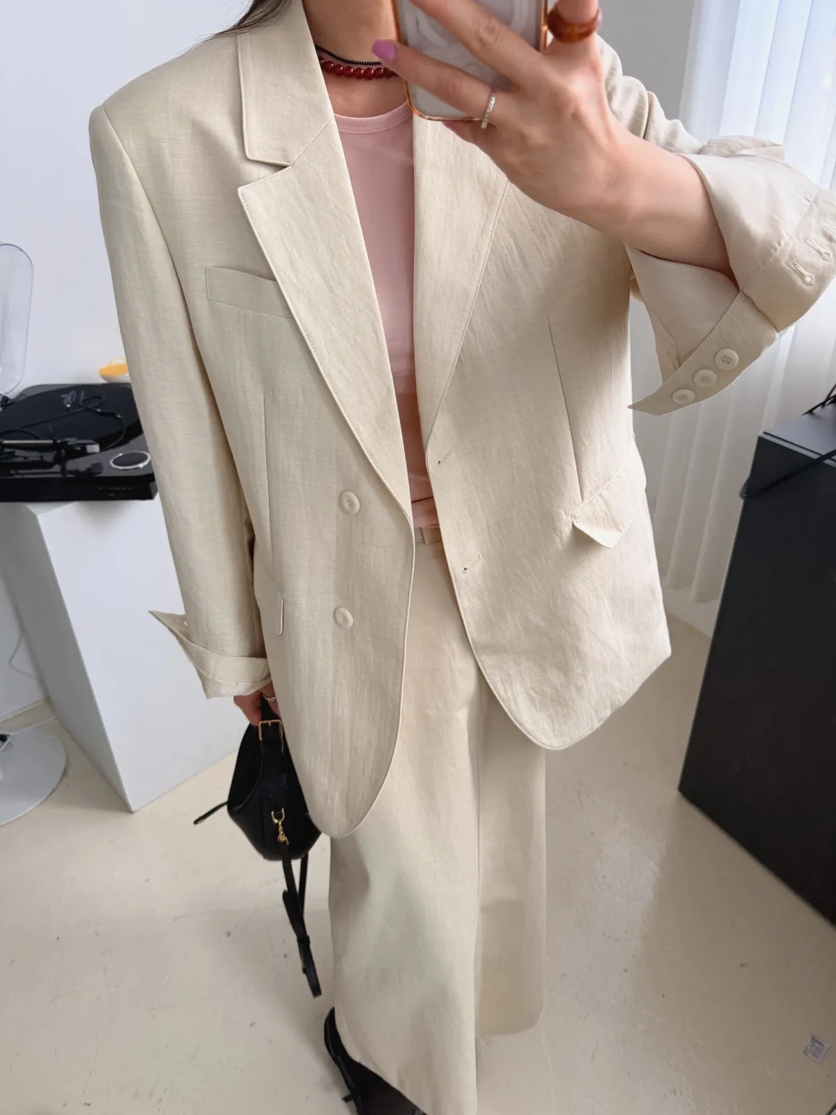 로니 h라인 코튼 롱스커트 상세 이미지 22