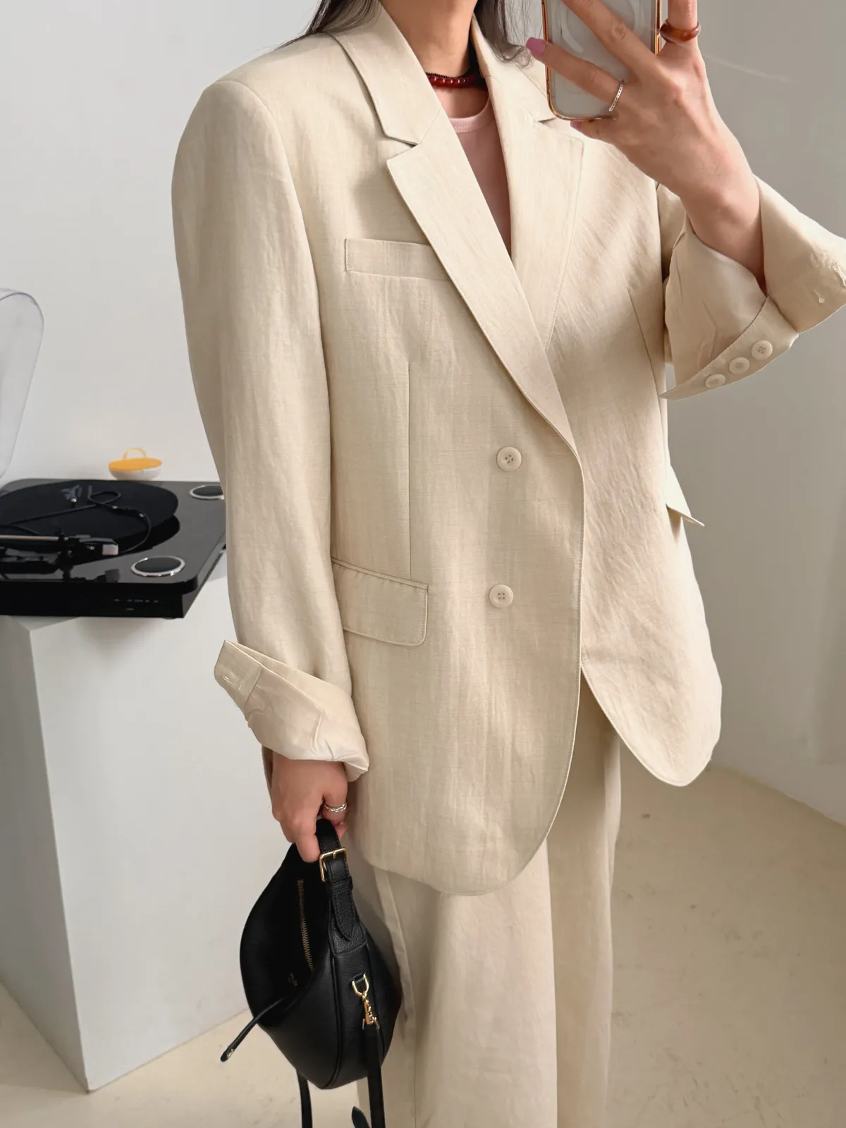 로니 h라인 코튼 롱스커트 상세 이미지 21