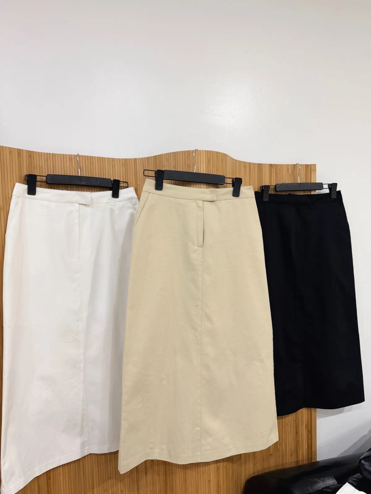 로니 h라인 코튼 롱스커트 상세 이미지 31