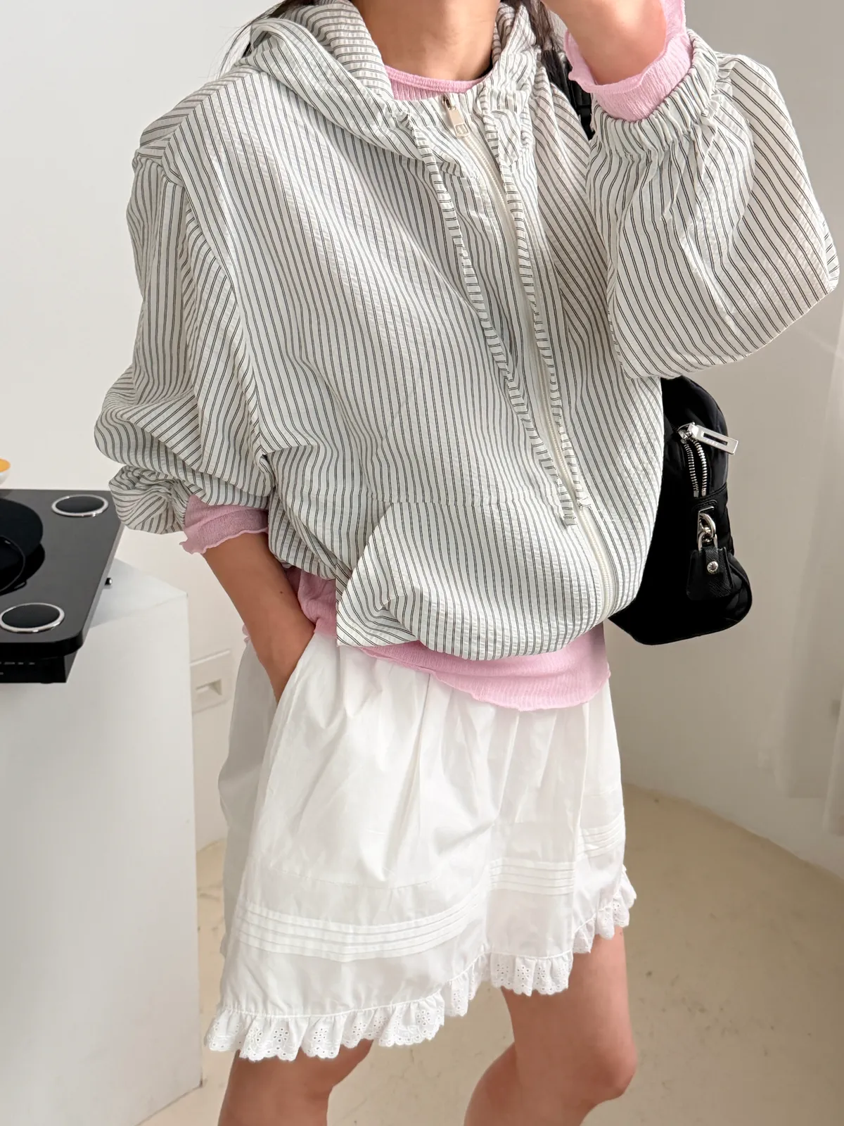 빈 시스루 골지 이너 티셔츠 (2 size) 상세 이미지 20