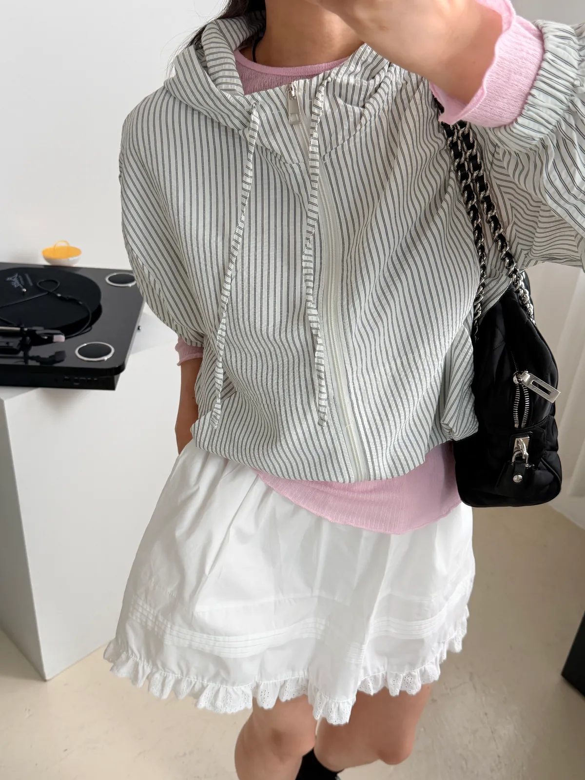 빈 시스루 골지 이너 티셔츠 (2 size) 상세 이미지 22