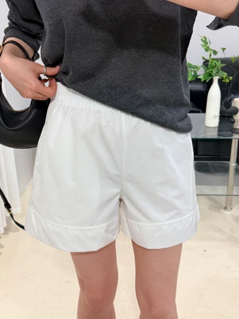 허리밴딩 바스락 쇼츠 팬츠