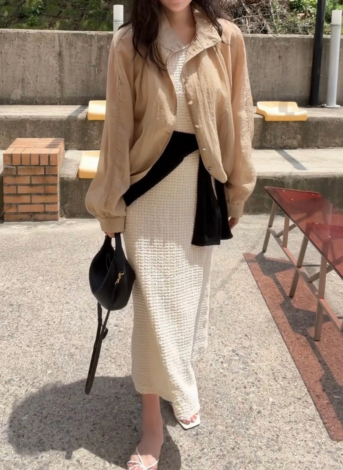 레이 썸머 스판 민소매 나시 원피스 상세 이미지 33