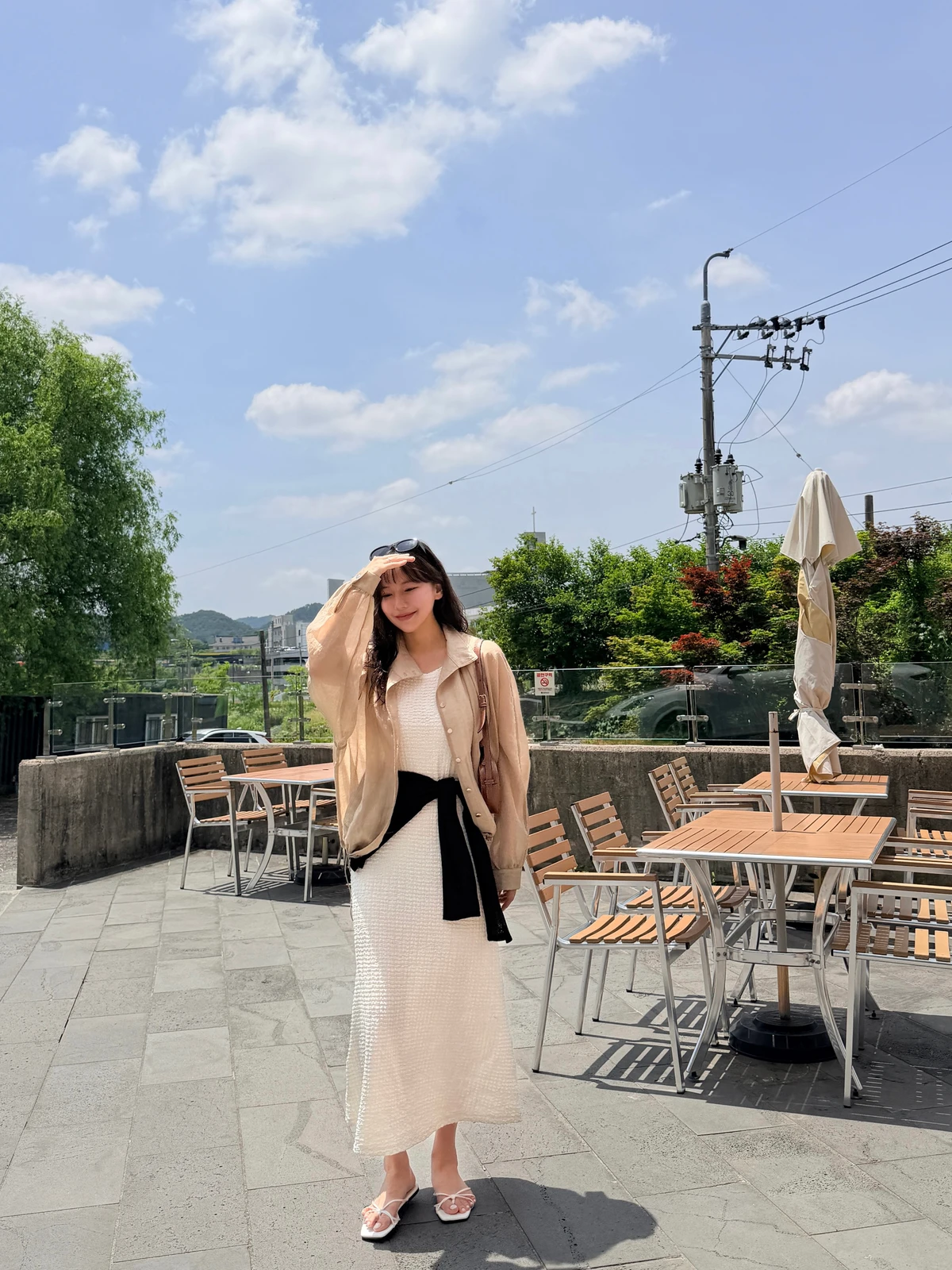 레이 썸머 스판 민소매 나시 원피스 상세 이미지 43
