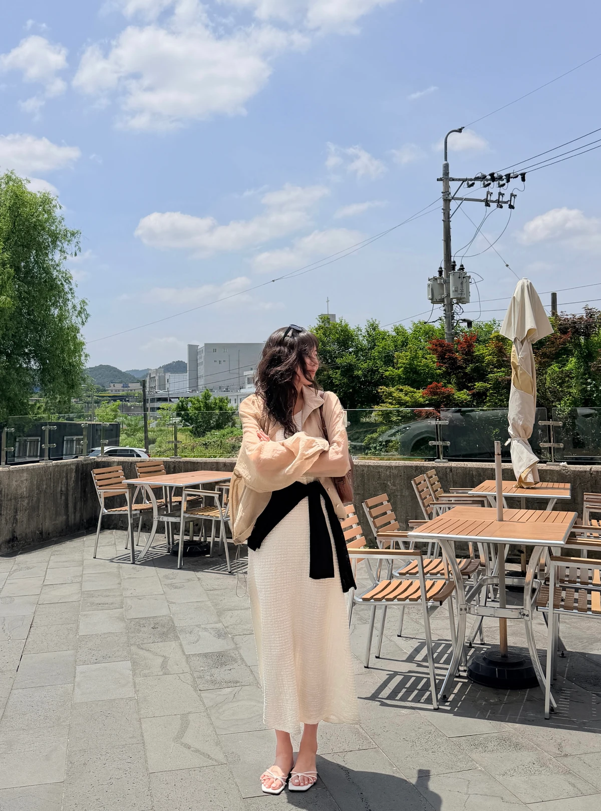 레이 썸머 스판 민소매 나시 원피스 상세 이미지 44