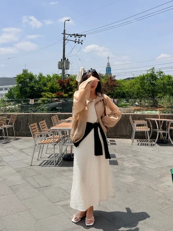 시스루 스트링 스냅 점퍼 2