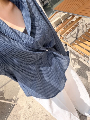 베룬 스트라이프 썸머 셔츠