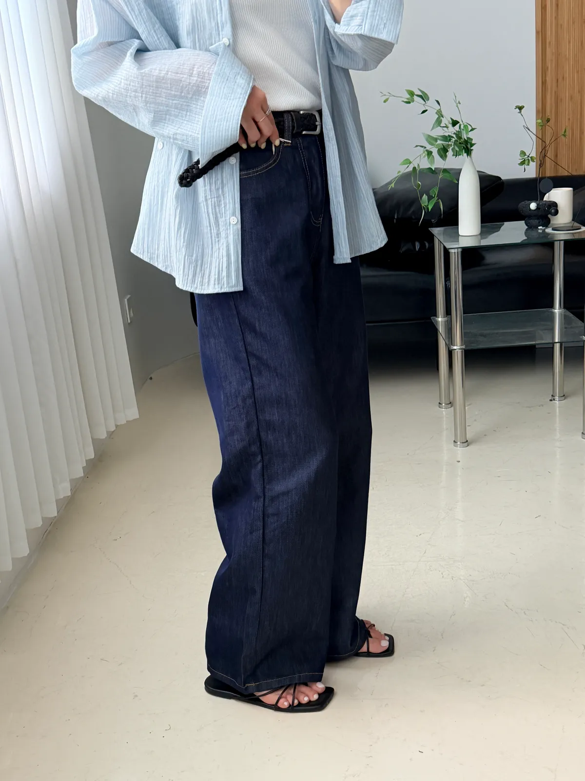 보앤 논페이드 생지 데님팬츠 상세 이미지 22