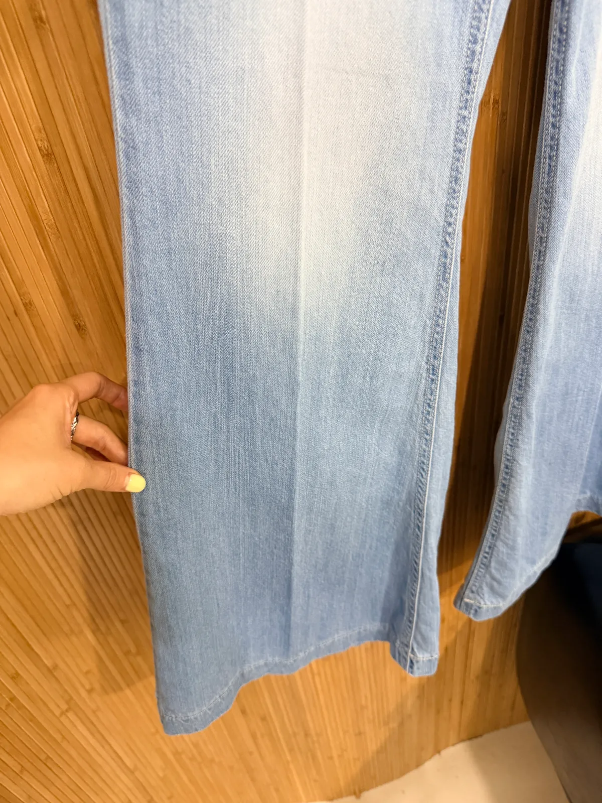 레직기 부츠컷 롱 데님청바지 상세 이미지 22