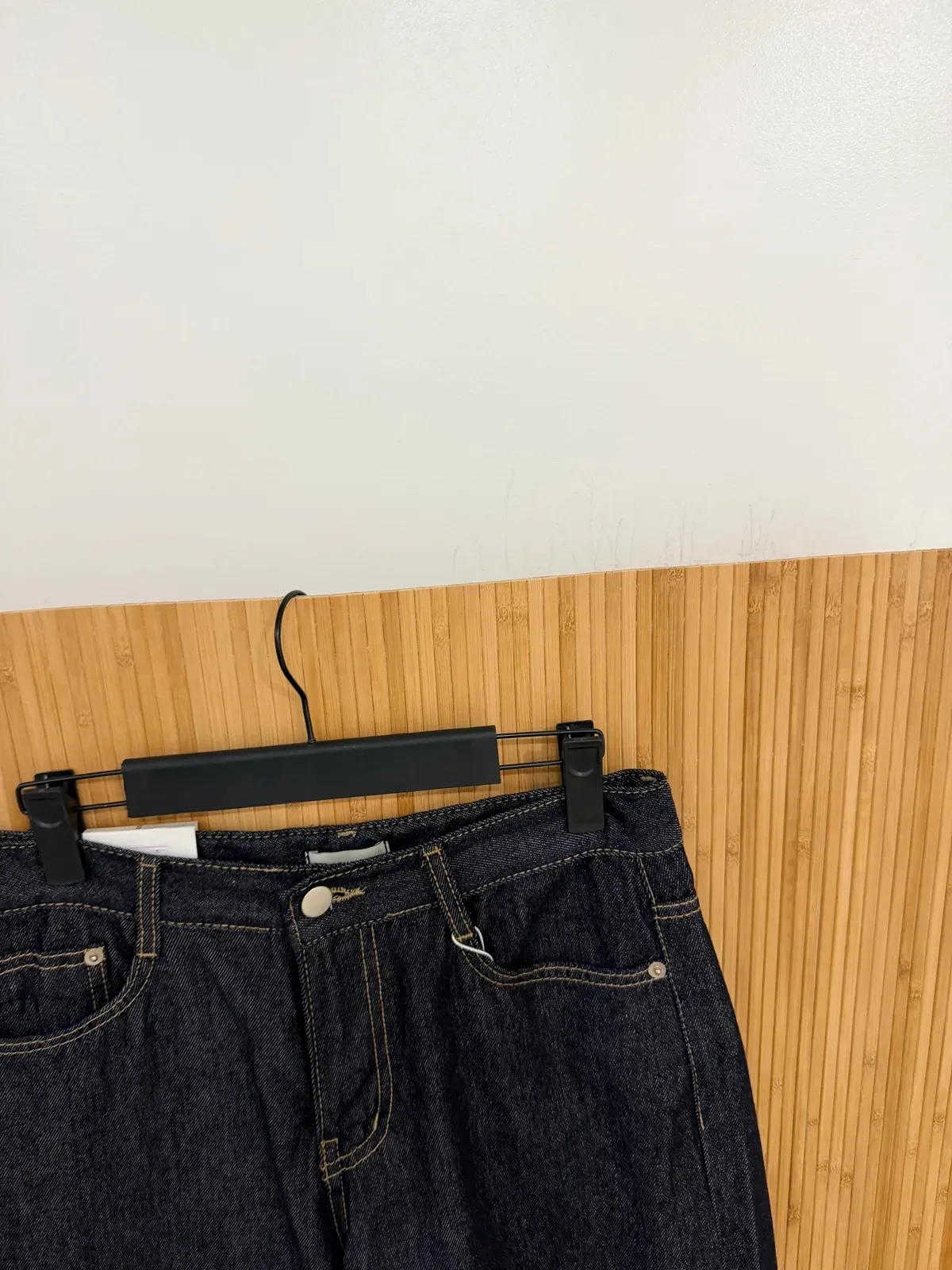 님프 논페이드 롤업 데님팬츠  상세 이미지 35