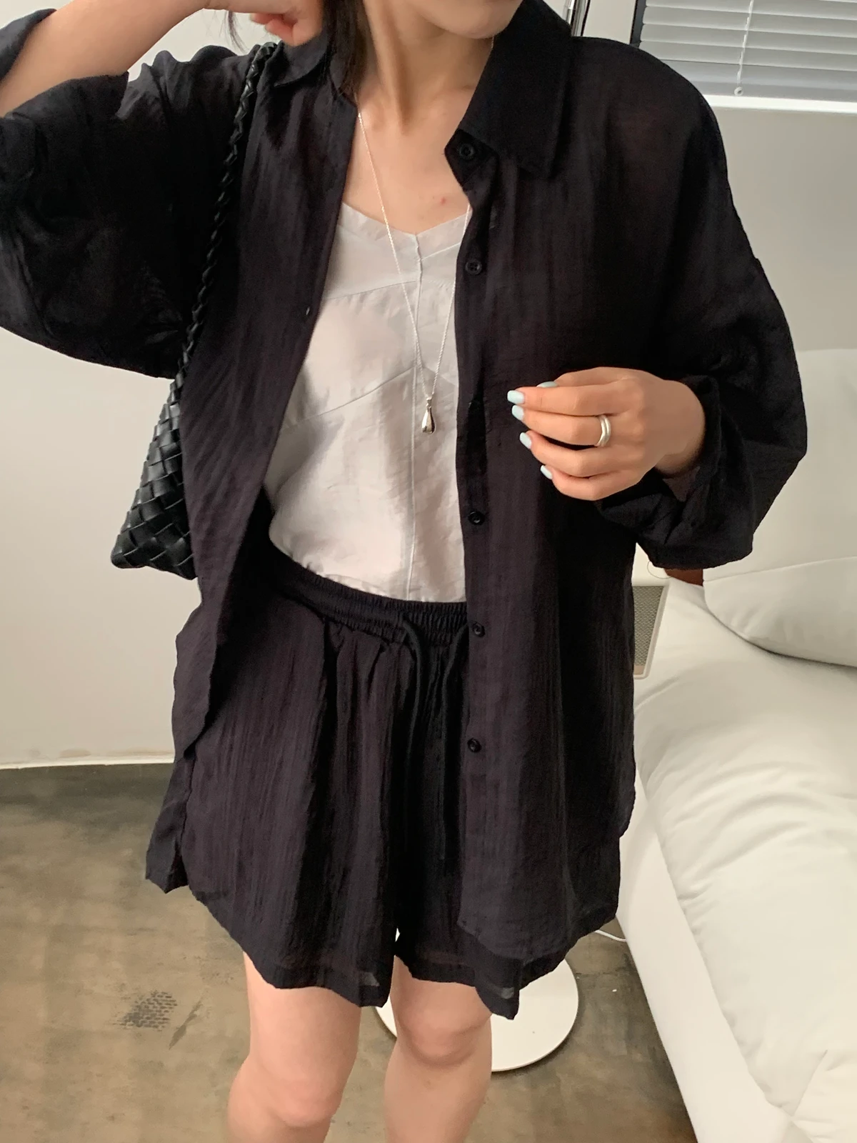 기획 애나 셔츠 투피스 세트 상세 이미지 23