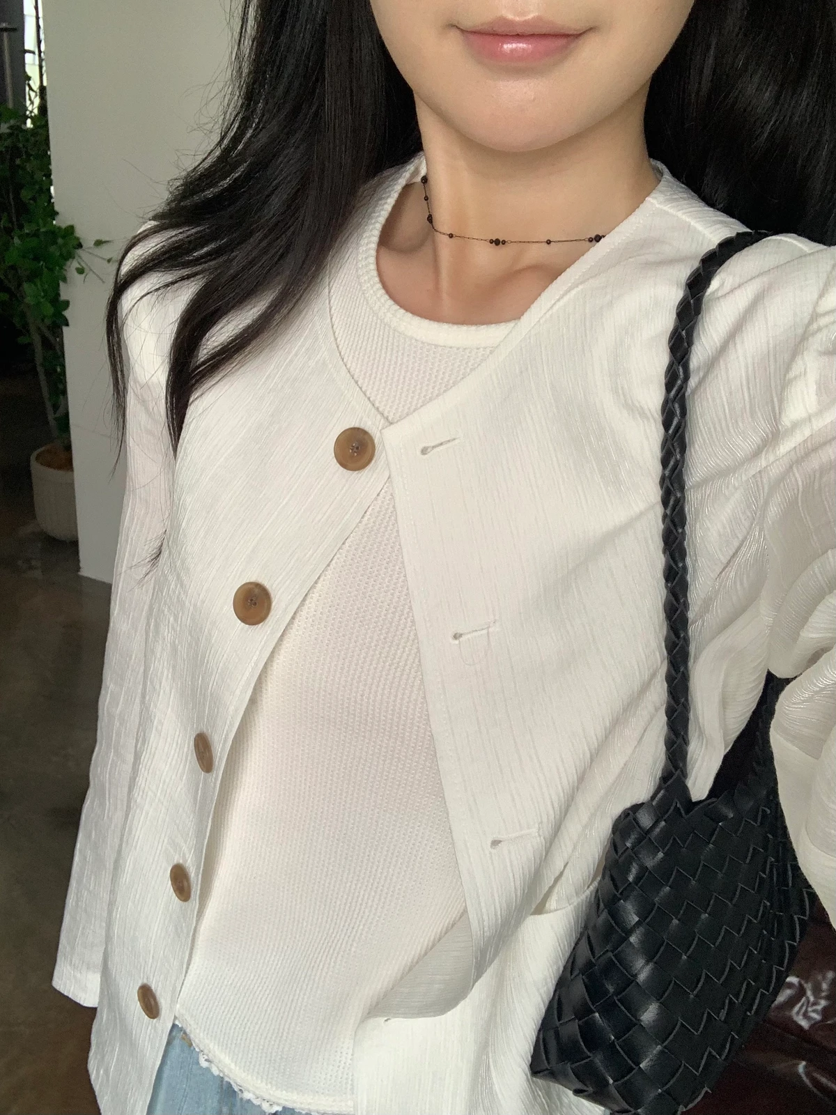 포인트 심플 네크리스 상세 이미지 11
