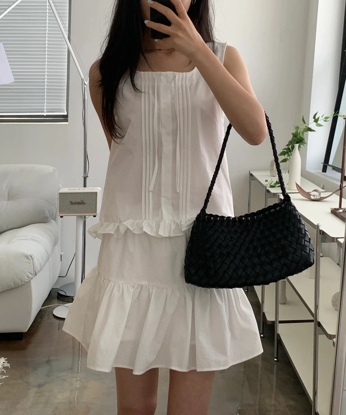 기획 핀턱 나시 프릴 블라우스 상세 이미지 28