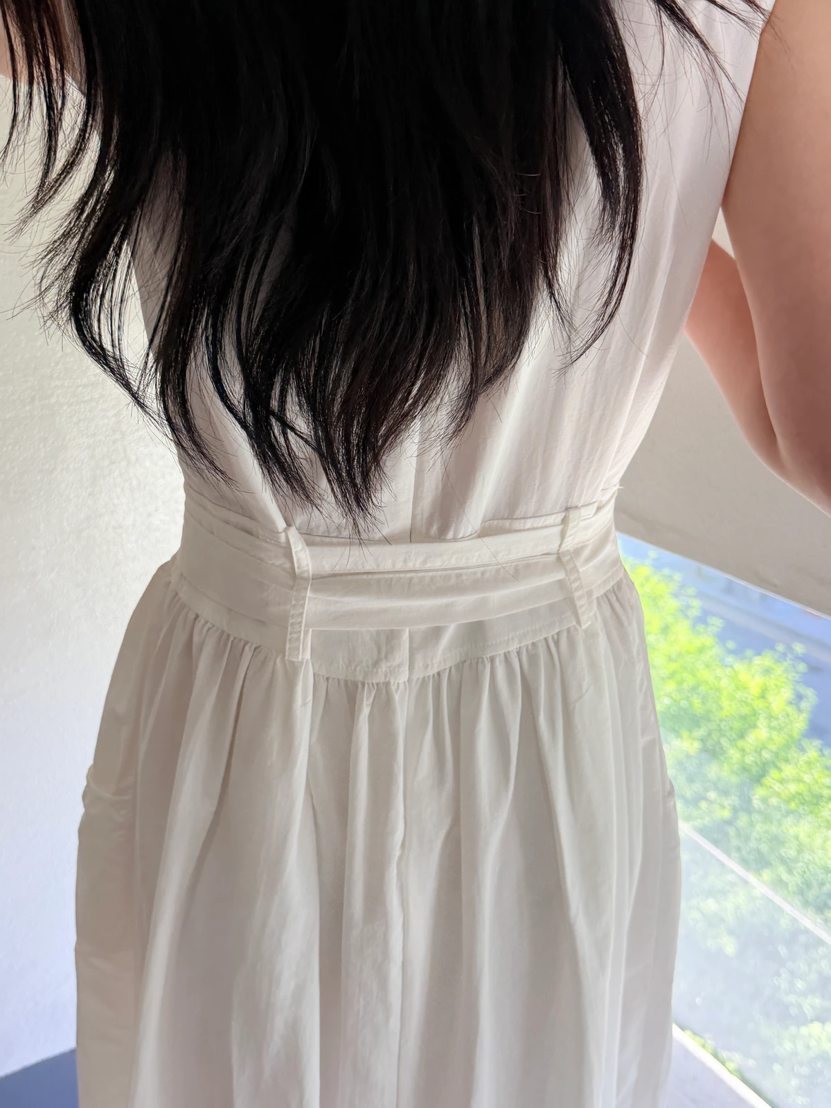 나시 끈 A라인 바스락 롱원피스 (배송18일부터) 상세 이미지 18