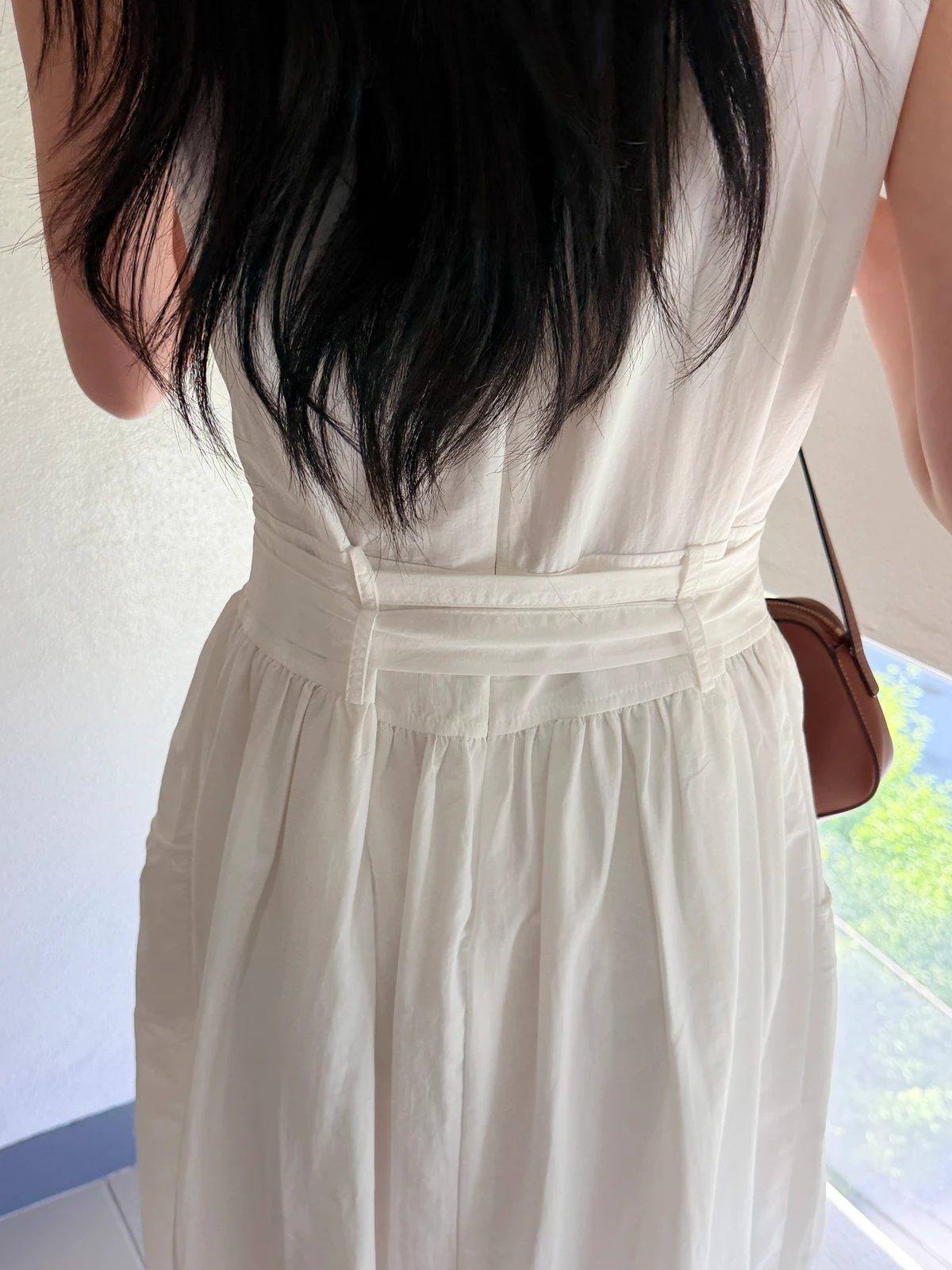 나시 끈 A라인 바스락 롱원피스 (배송18일부터) 상세 이미지 19
