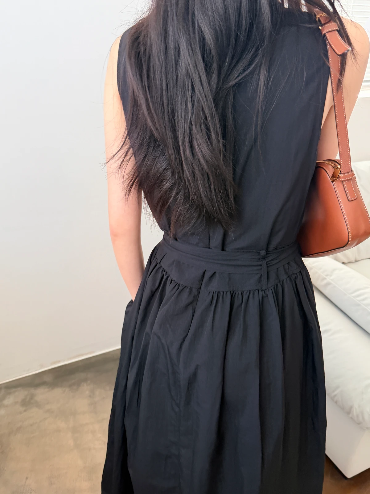 나시 끈 A라인 바스락 롱원피스 (배송18일부터) 상세 이미지 40