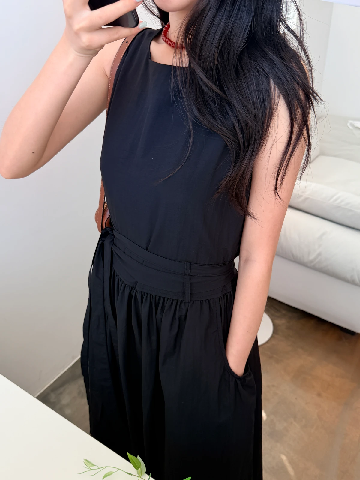 나시 끈 A라인 바스락 롱원피스 (배송18일부터) 상세 이미지 41