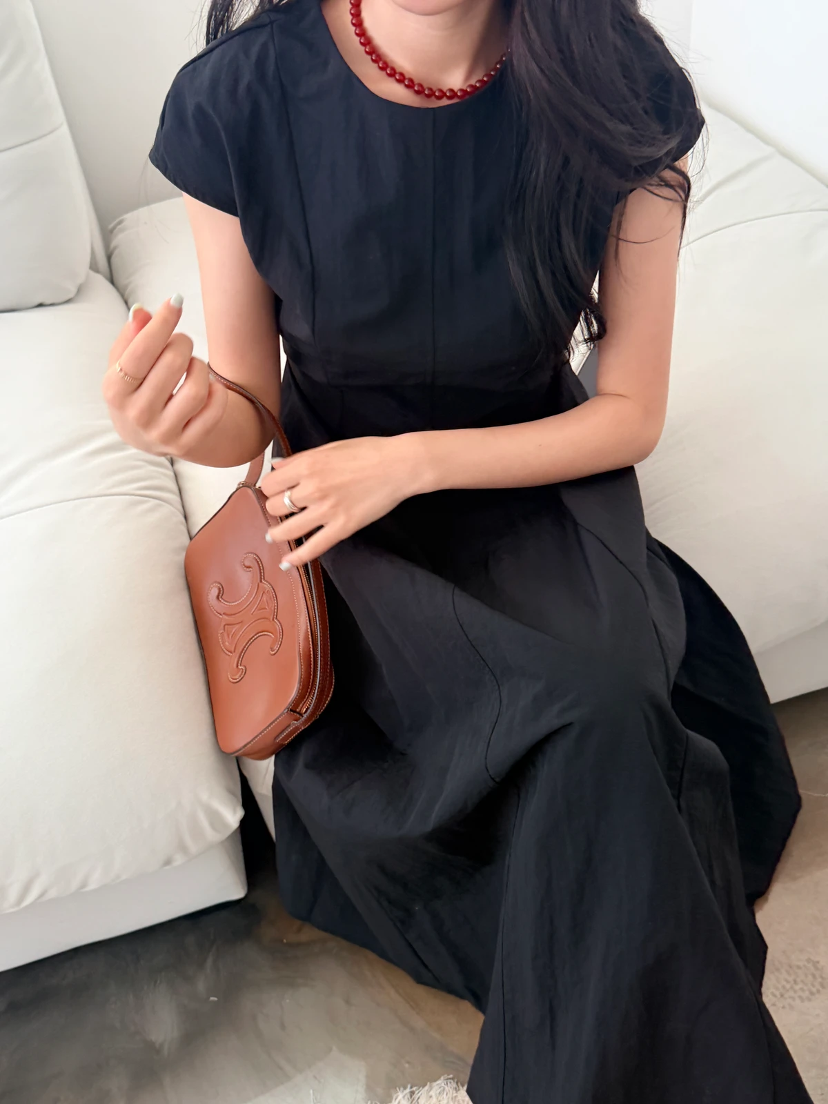 바스락 캡소매 라인 롱원피스 (18일부터순차발송) 상세 이미지 20