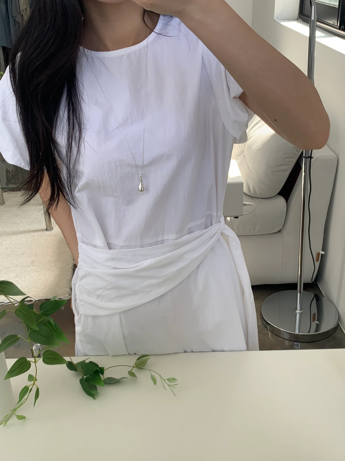 퍼프 바스락 고리 롱원피스  상세 이미지 19
