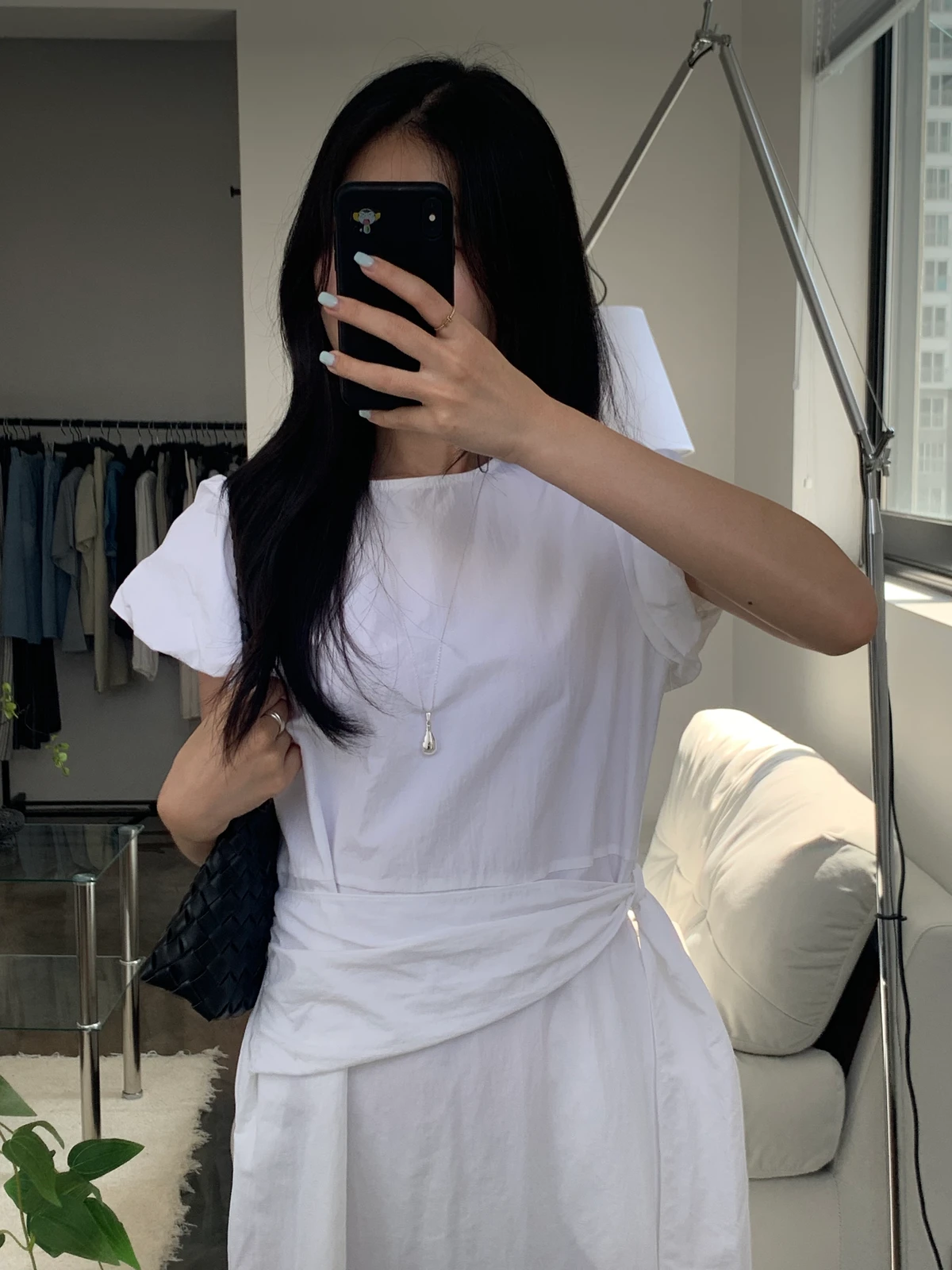 퍼프 바스락 고리 롱원피스  상세 이미지 25