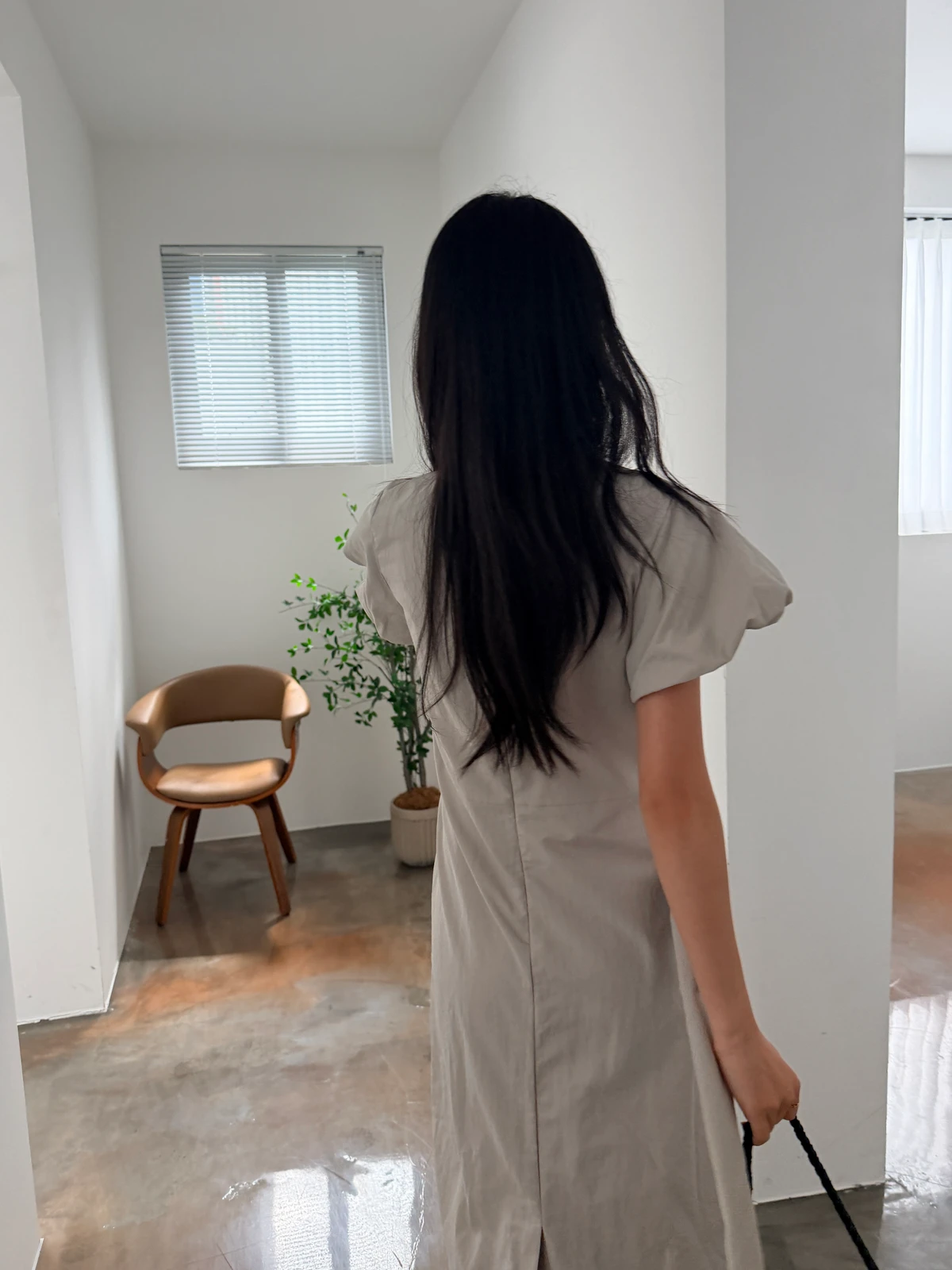 퍼프 바스락 고리 롱원피스  상세 이미지 52