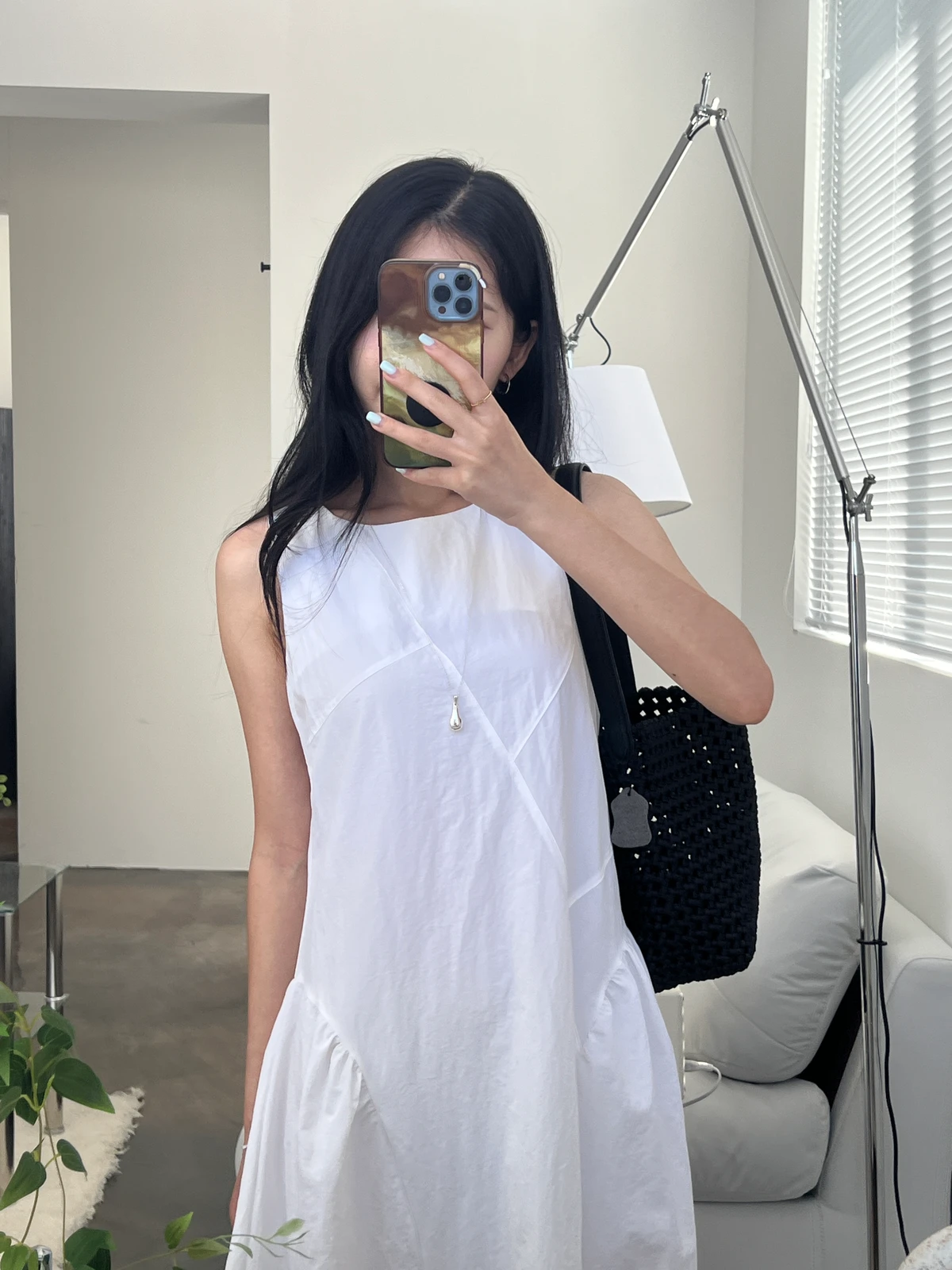 바스락 볼륨 슬리브리스 원피스  상세 이미지 19