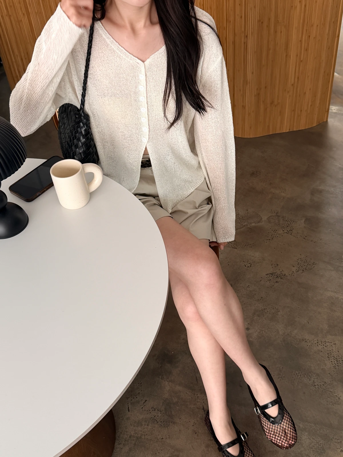부클 트임 루즈핏 가디건 상세 이미지 18