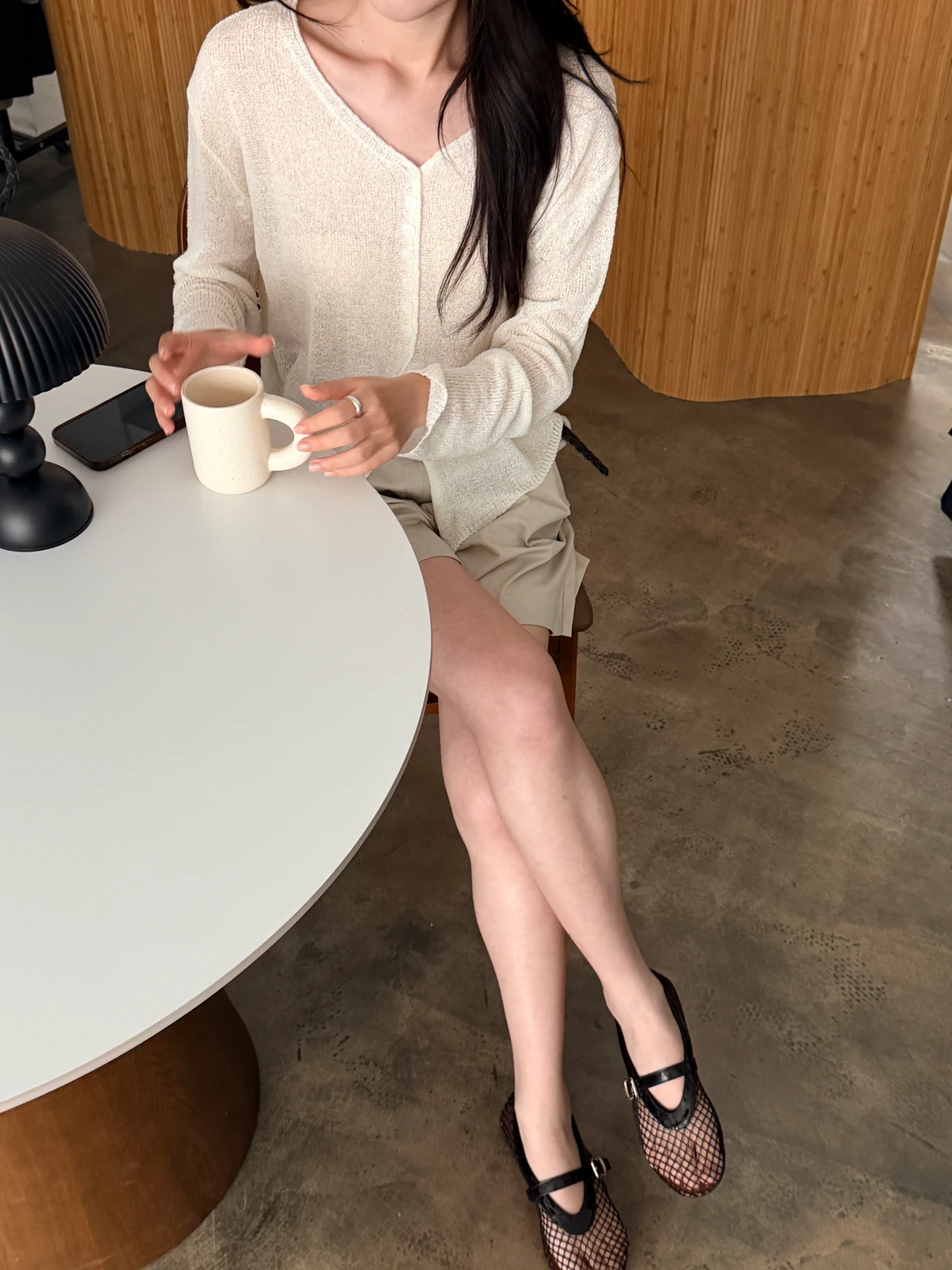 부클 트임 루즈핏 가디건 상세 이미지 37