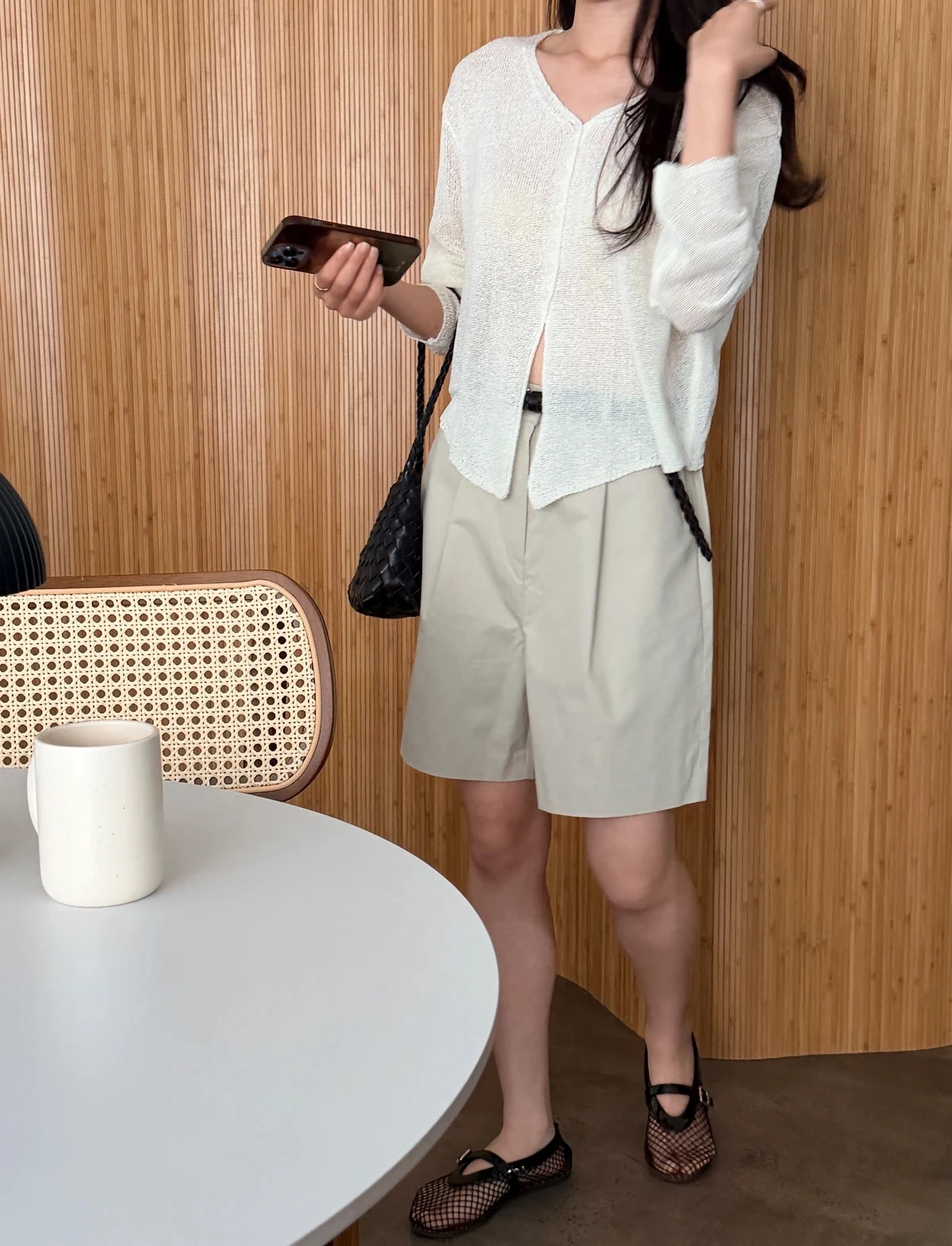 부클 트임 루즈핏 가디건 상세 이미지 29