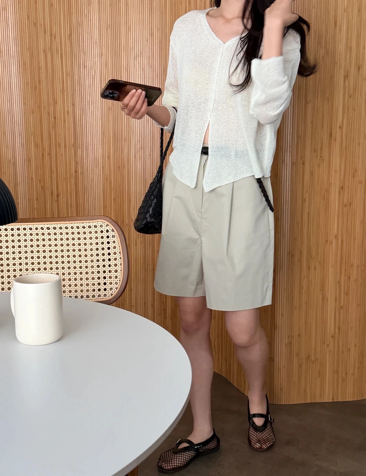 부클 트임 루즈핏 가디건 상세 이미지 42