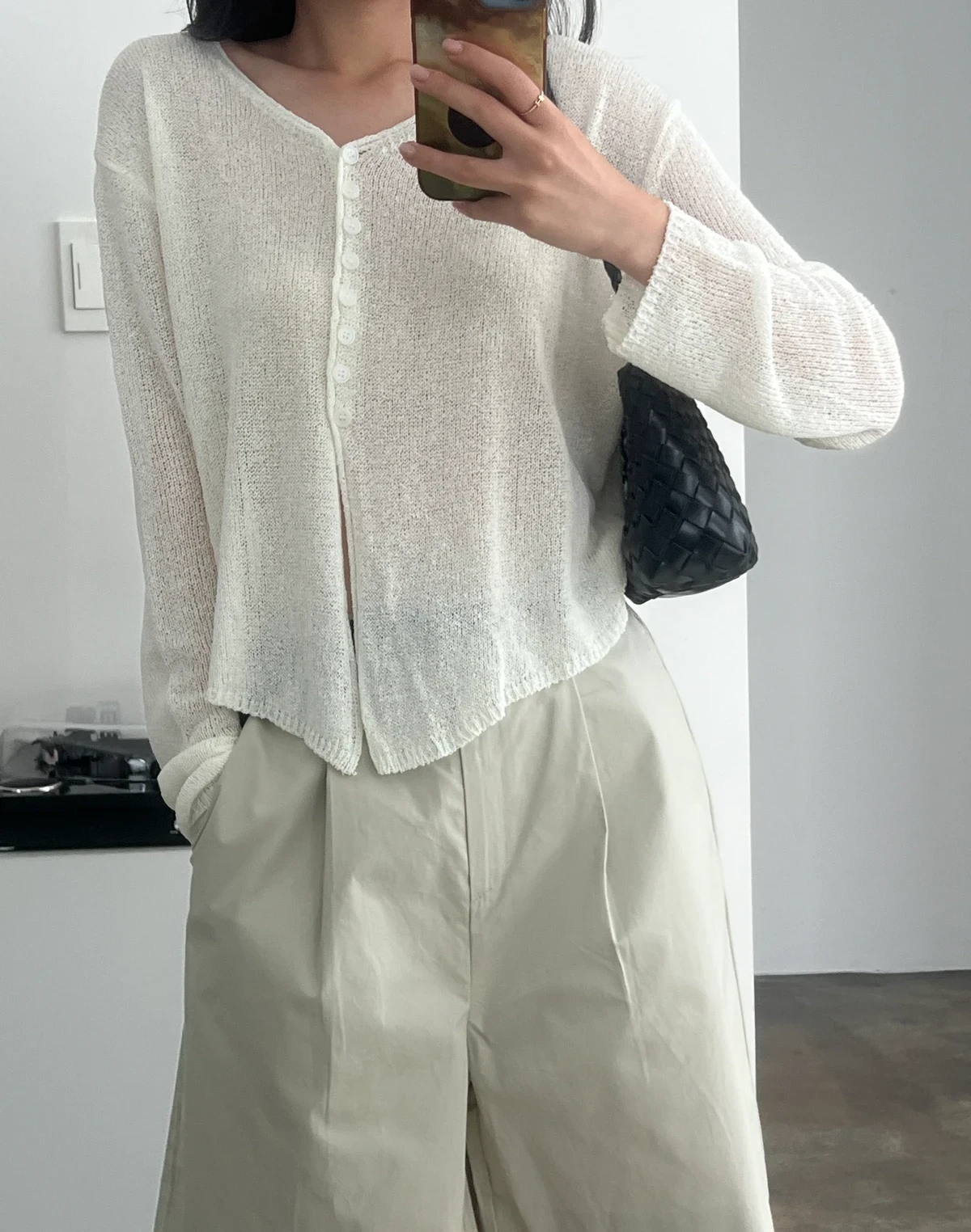 허리밴딩 4부 핀턱 팬츠  상세 이미지 25