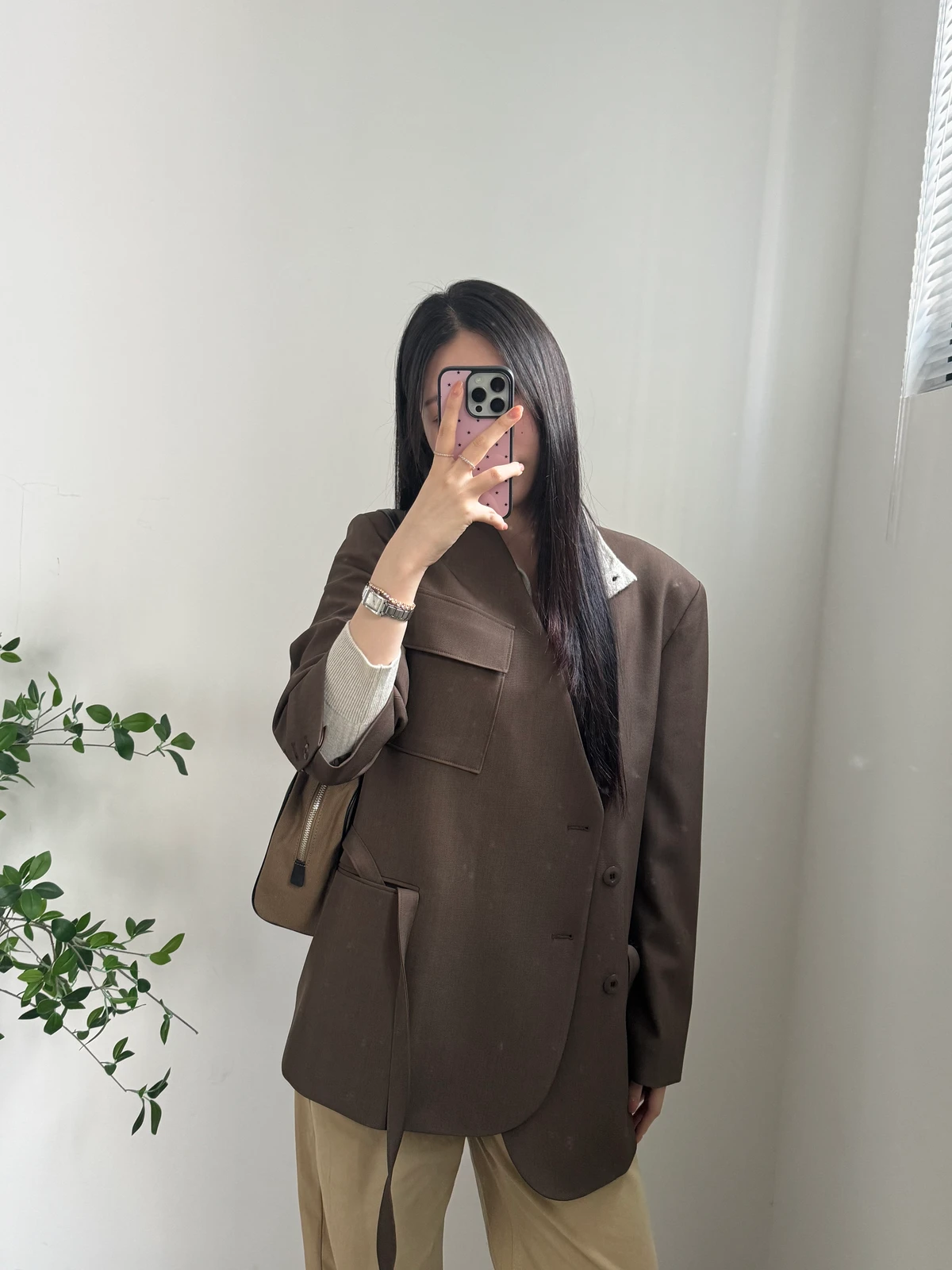 노카라 프리미엄 셋업 오버핏 자켓 상세 이미지 2