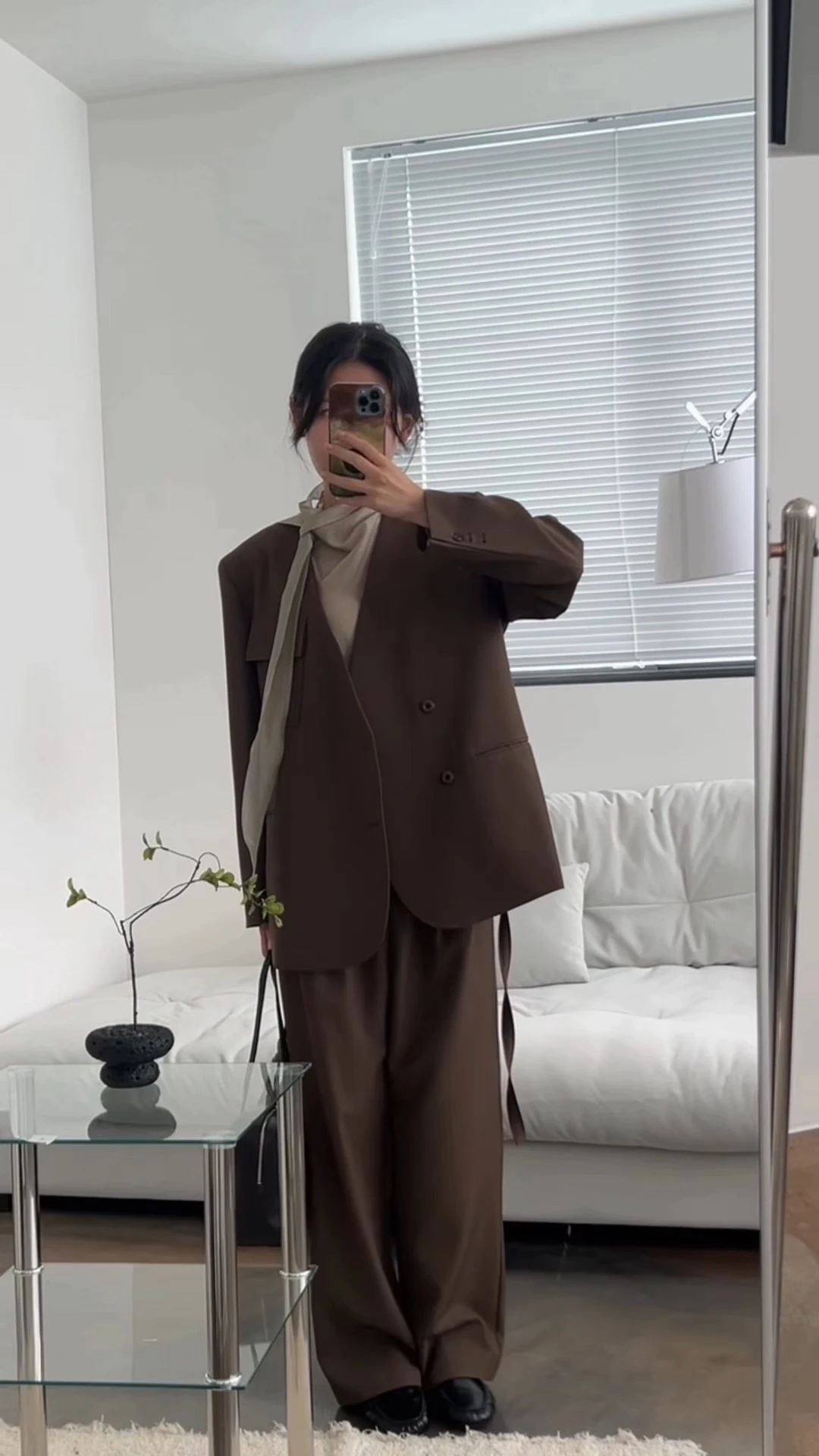 노카라 프리미엄 셋업 오버핏 자켓 상세 이미지 28
