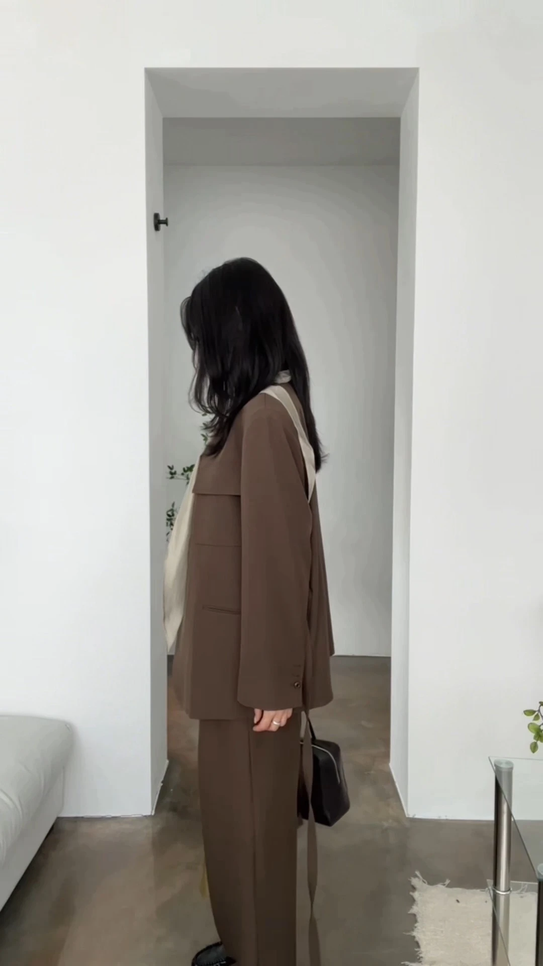 노카라 프리미엄 셋업 오버핏 자켓 상세 이미지 29