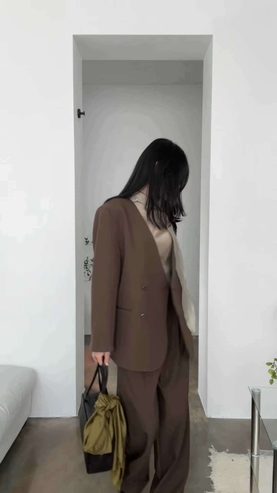 노카라 프리미엄 셋업 오버핏 자켓 상세 이미지 31