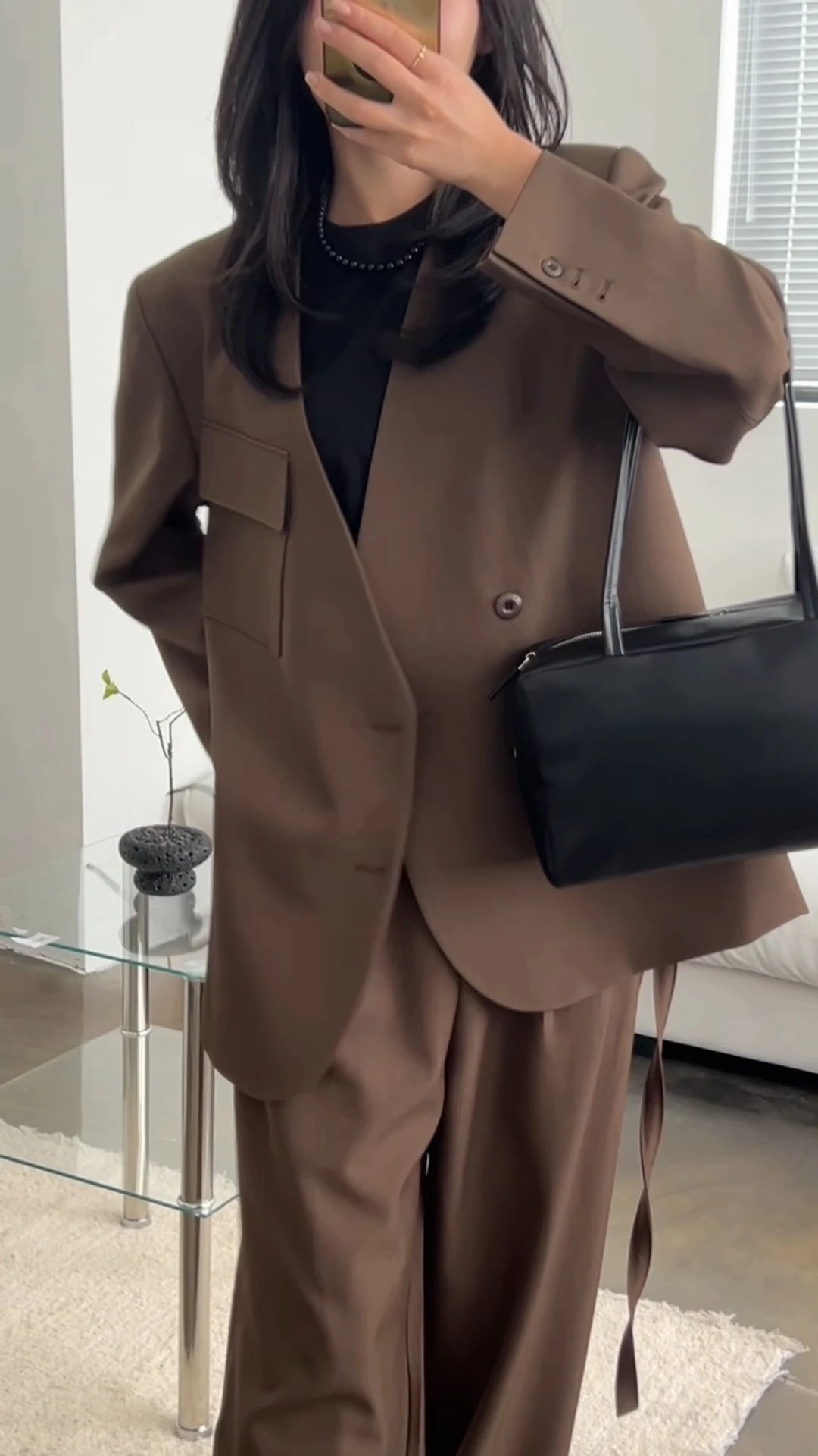프리미엄 셋업 와이드 슬랙스 상세 이미지 31