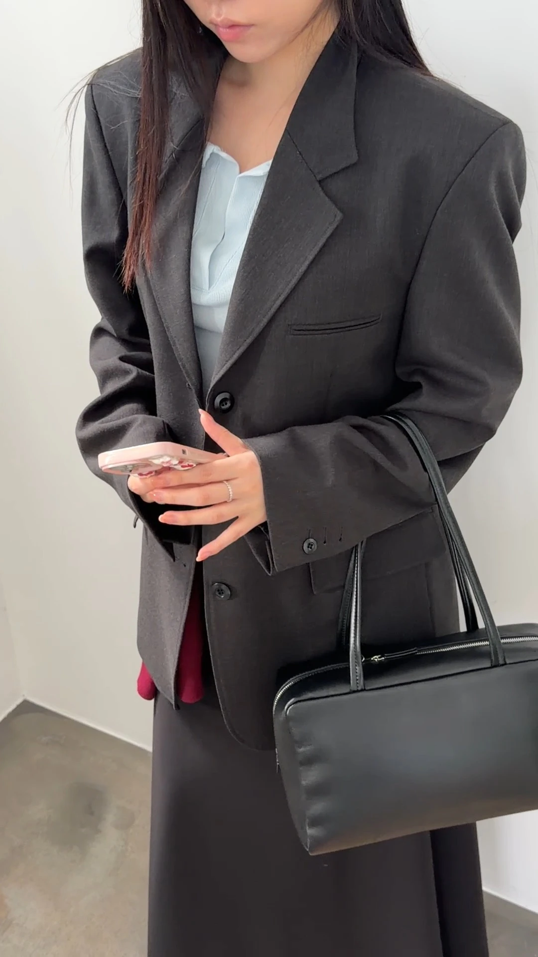 프리미엄 렌 루즈핏 셋업자켓 상세 이미지 32